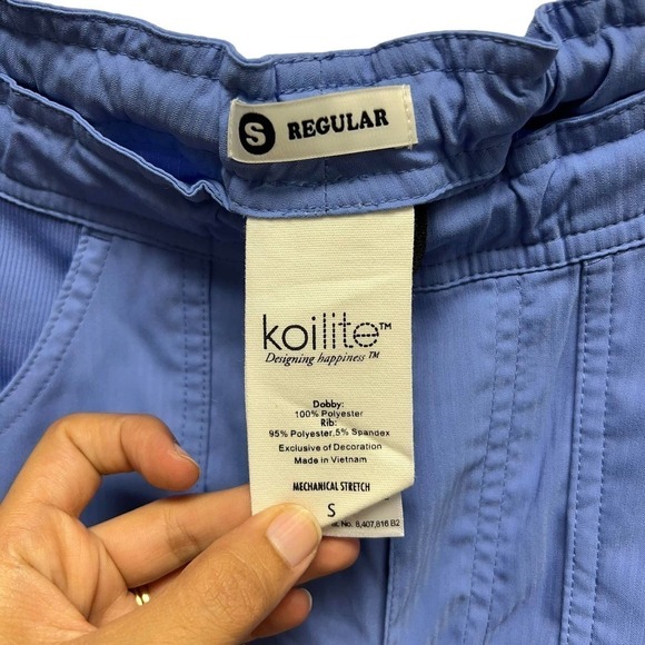 Koilite‎ Scrub Pants Endurance Blue True Ceil 603-R Size Small - Picture 5 of 11
